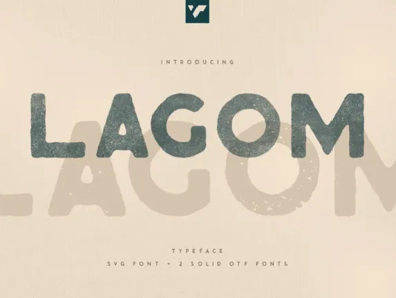 Lagom Typeface font