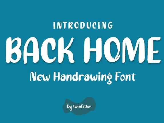 Back Home font