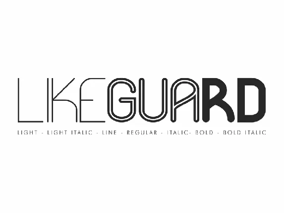 Likeguard Demo font