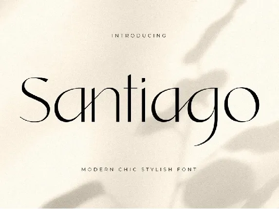 Santiago font