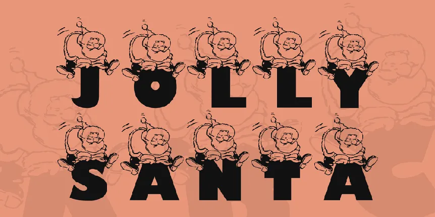 Jolly Santa font