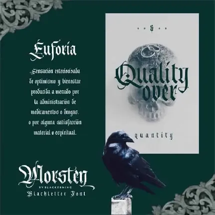 Morsten Blackletter font