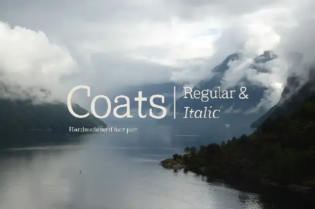 Coats Handmade Serif font