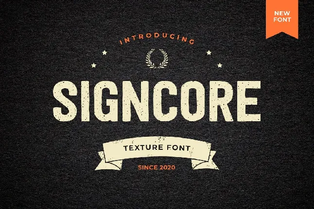 Signcore font