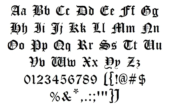 Cloister Black font