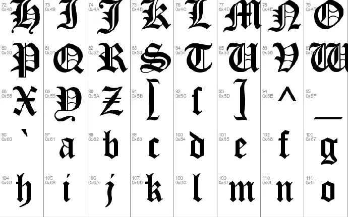 Cloister Black font