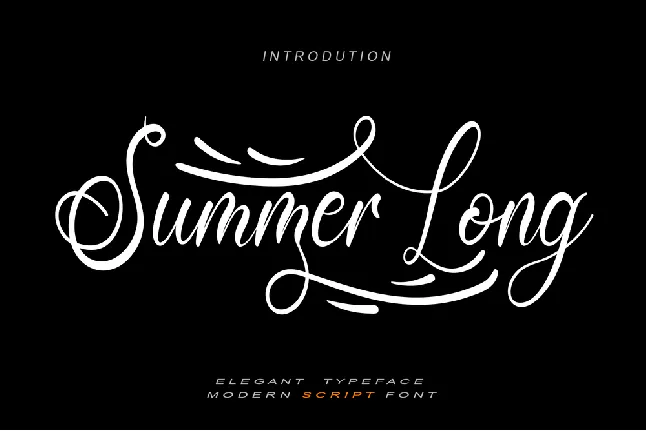 Summer Long font