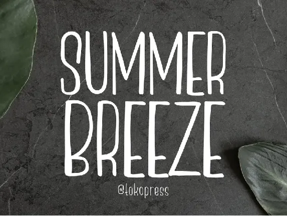 Summer-Breeze font