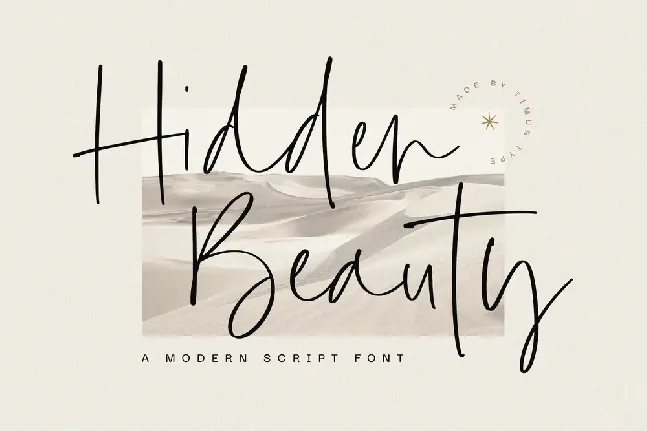 Hidden Beauty font