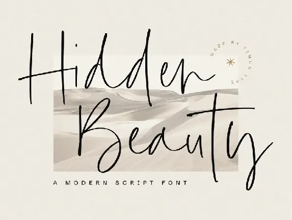 Hidden Beauty font