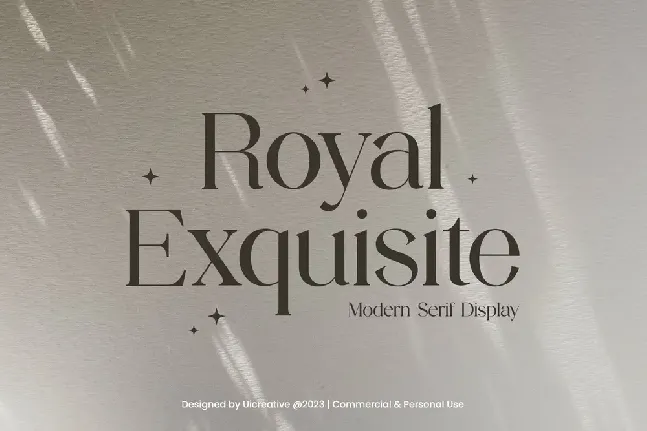 Royal Exquisite font