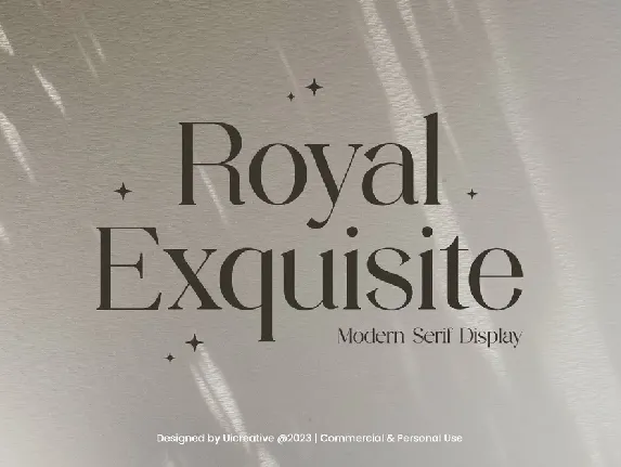 Royal Exquisite font