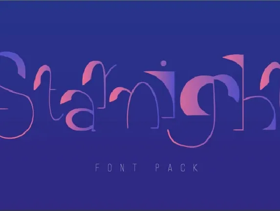 Starnight font