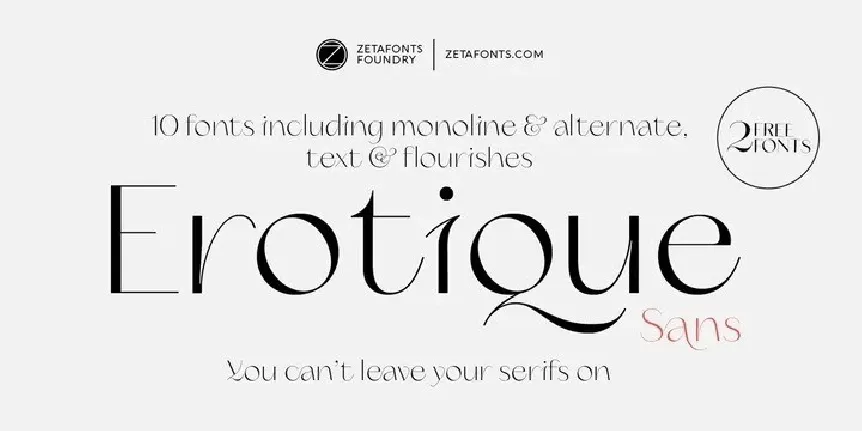 Erotique Sans Serif Demo font