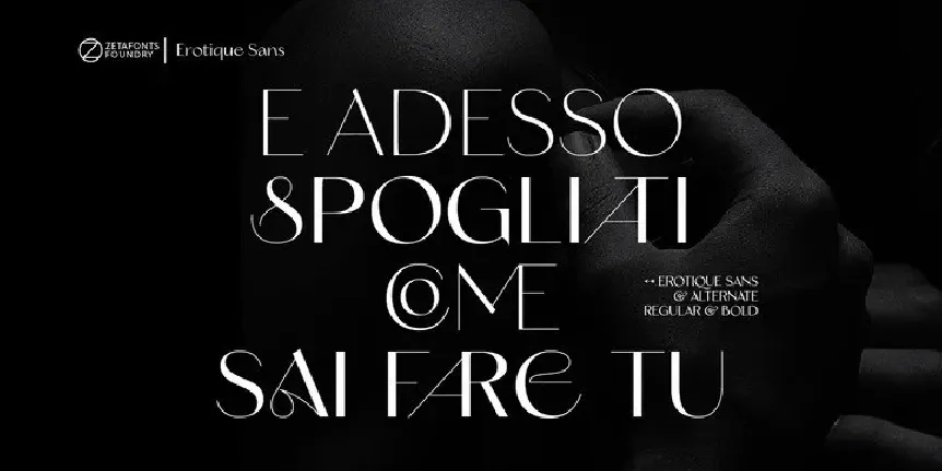 Erotique Sans Serif Demo font