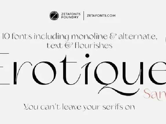 Erotique Sans Serif Demo font