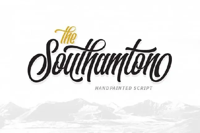 The Southamton Typeface font