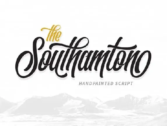 The Southamton Typeface font