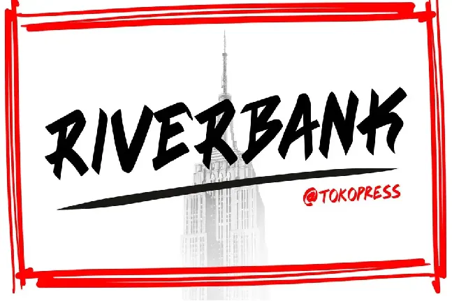 Riverbank font