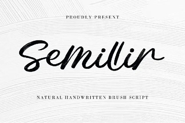 Semillir font