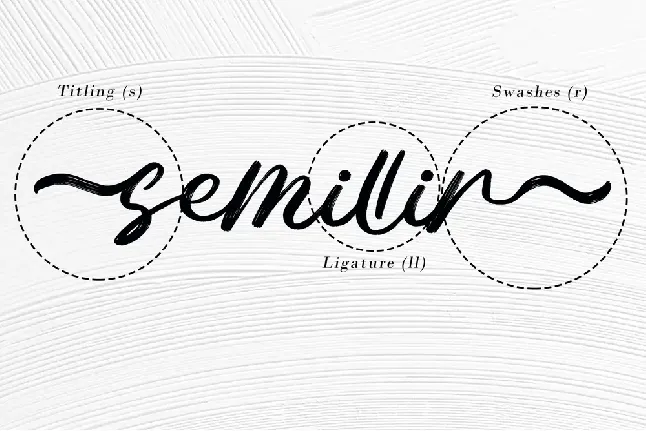 Semillir font