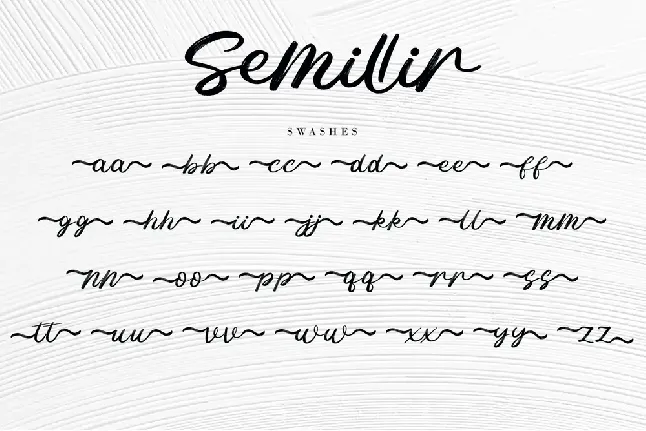 Semillir font