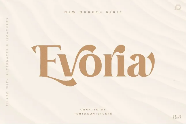 Evoria font