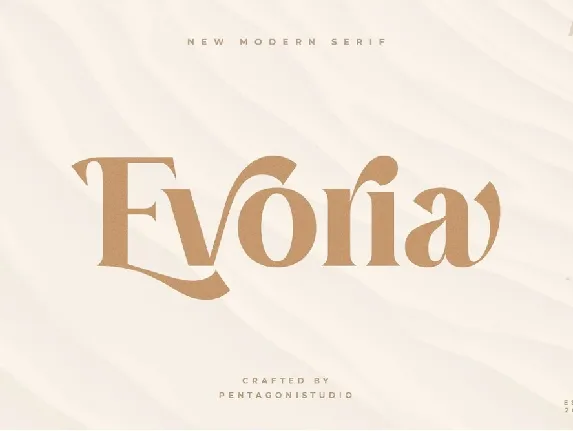 Evoria font