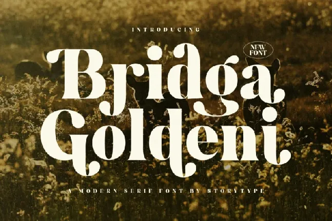 Bridga Goldeni font