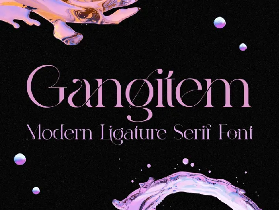 Gangitem Serif font