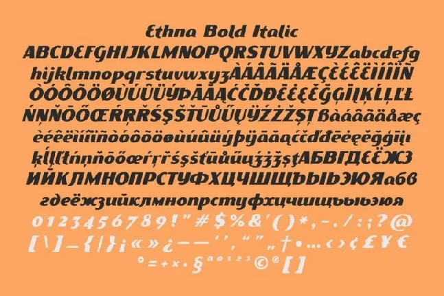 Ethna Typeface font