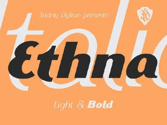 Ethna Typeface font