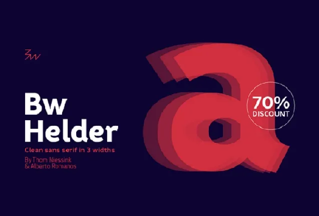 Bw Helder font