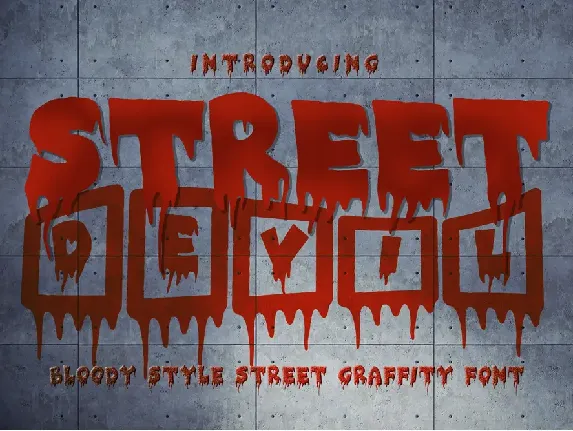 STREET DEVIL font