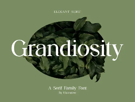 Grandiosity font