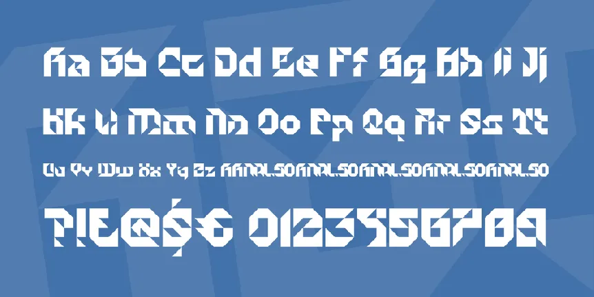 Particulator II font