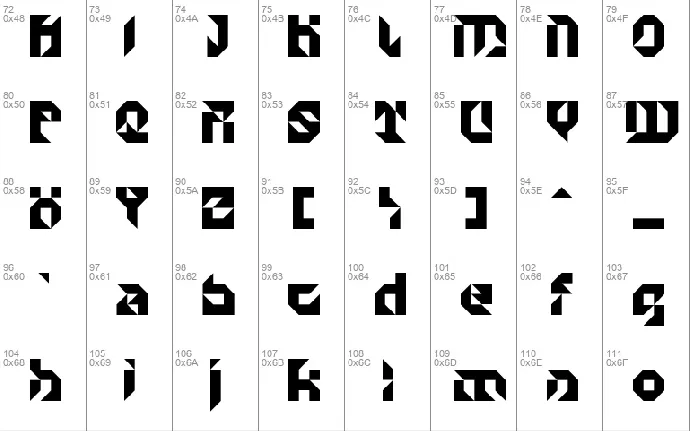 Particulator II font