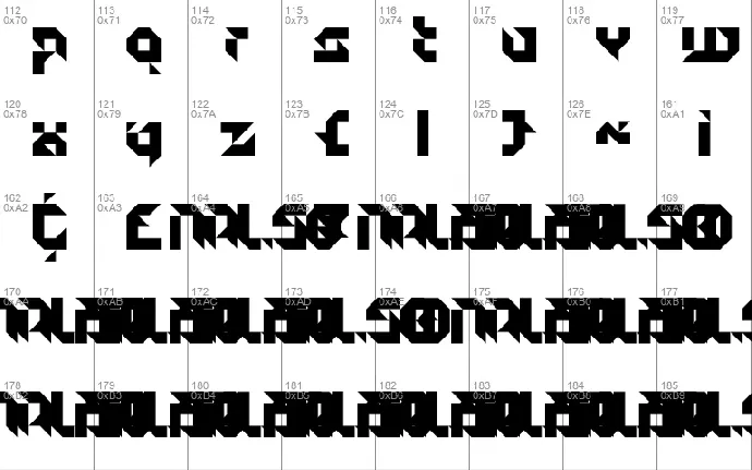 Particulator II font