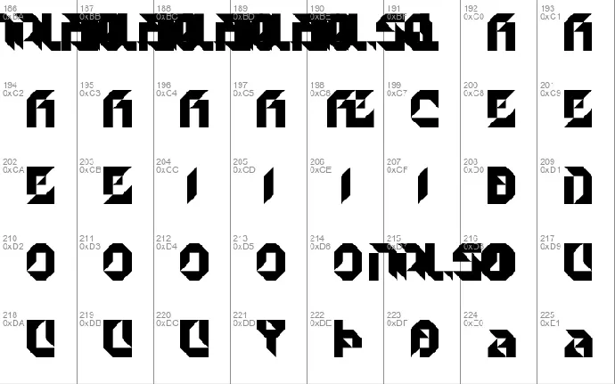 Particulator II font