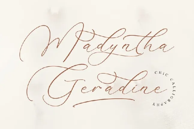 Madyntha Geradine font