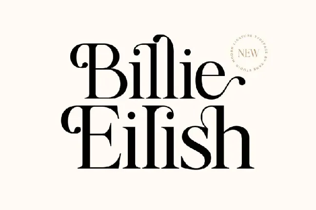 Billie Eilish font