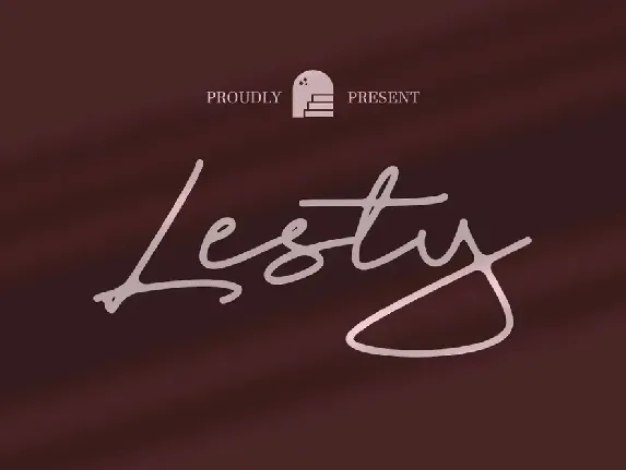 Lesty font