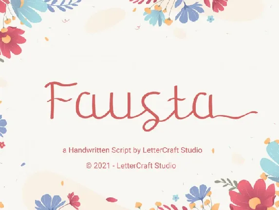 Fausta font