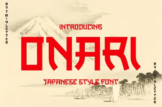 ONARI font