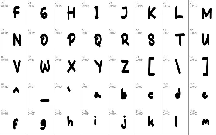 Gomena font