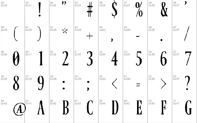 Ferrum font