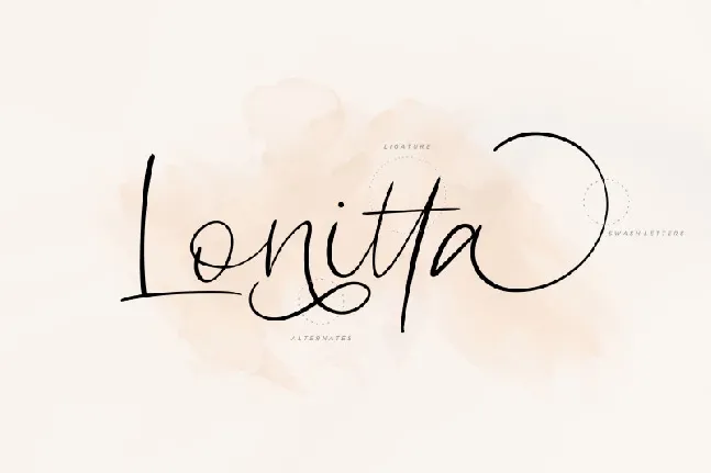 Hello Nadhira Calligraphy font