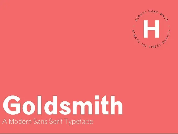 Goldsmith Family font