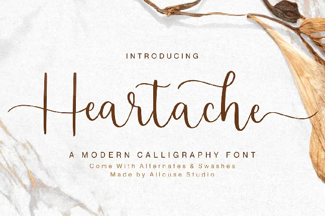 Heartache font