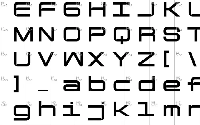 Enfonix font